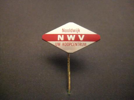 NWV (Naaldwijkse winkeliersvereniging) Naaldwijk Westland uw koopcentrum rood ( ruitvorm)
